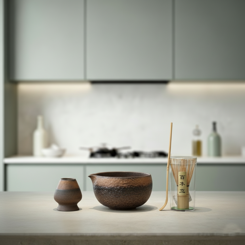 Matcha Kuro Tsuchi • Zestaw ceremonialny