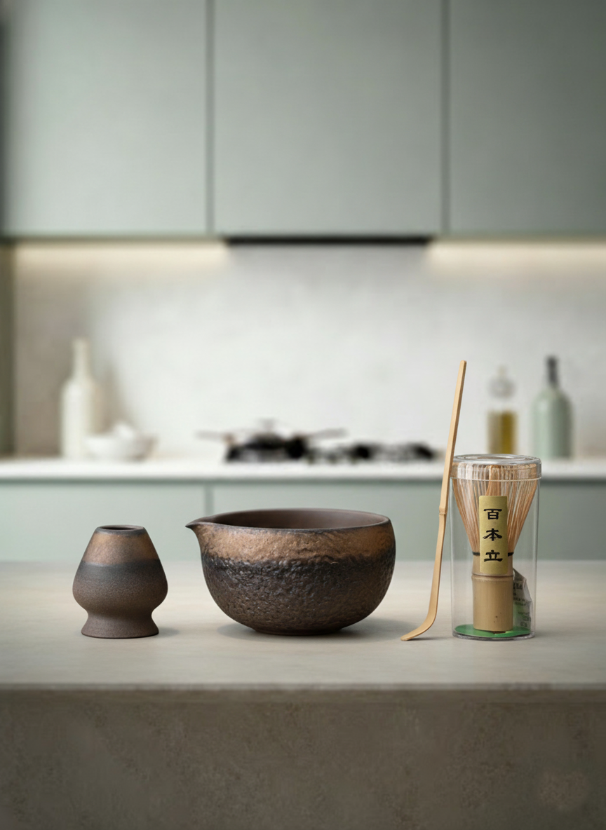 Matcha Kuro Tsuchi • Zestaw ceremonialny