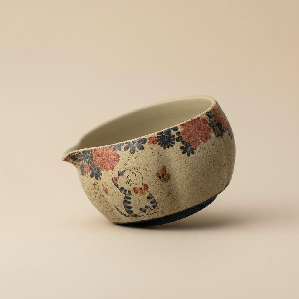 Matcha Sakura Neko • Zestaw ceremonialny