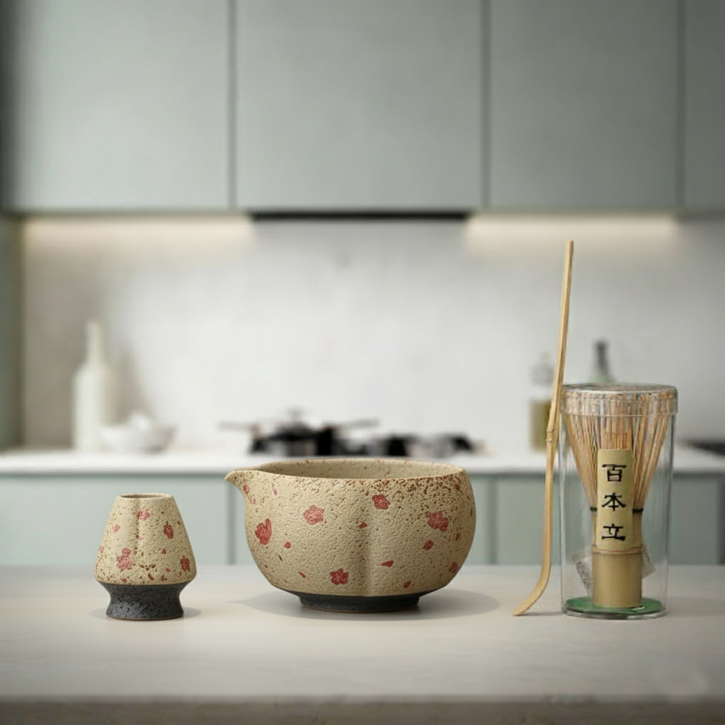 Matcha Sakura Bloom • Zestaw ceremonialny