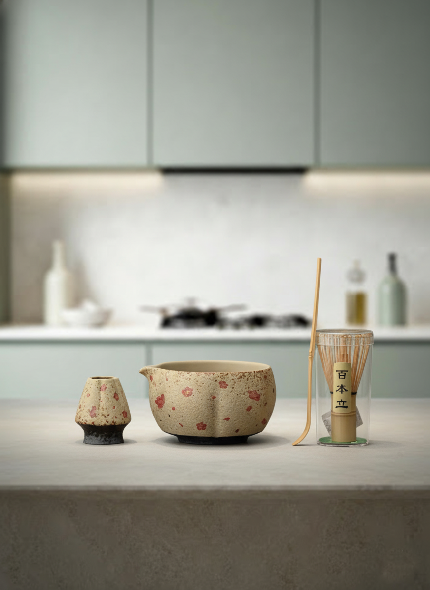 Matcha Sakura Bloom • Zestaw ceremonialny